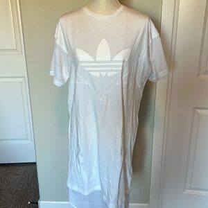 Adidas shirt dress, great for travel, pool cover up,cute w/sneakers
